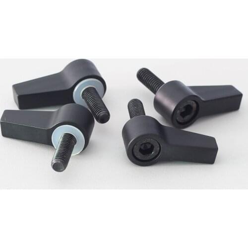 4x M5 Knob Thumb Screw L Shape Screw For 15mm Rod Rail Rig Clamp follow focus (pack of 4)
