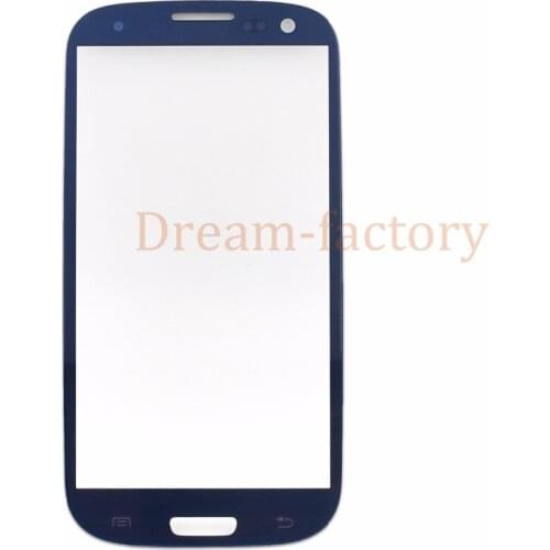 50pcs DHL Front Outer Touch Screen Glass Lens for Samsung Galaxy S3/S4/S5 Black White Blue