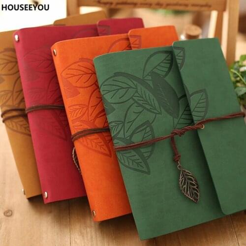 8 Inch PU Leather Vintage Antique Kraft Paper Photo Albums 30 Sheets Picture Albums for Baby Birthday Gifts Home Decor 6 Colors