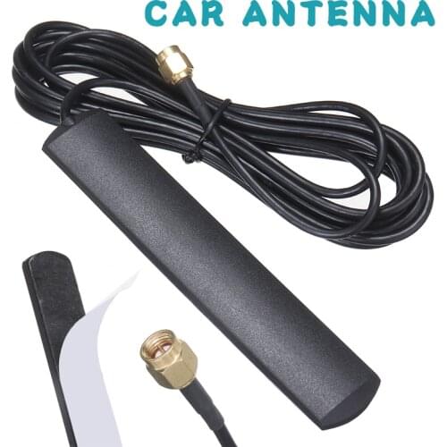 1pc Car Antenna DAB + Radio SMA Plug Adapter Auto Antenna For JVC Kenwood For Sony Alpine Pioneer 3 Meter Cable Length Moulding