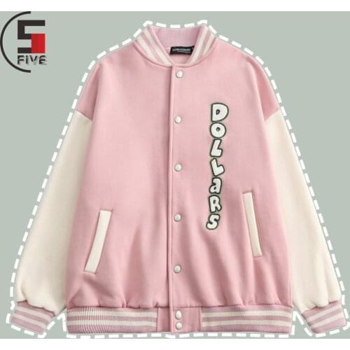 Hip Hop Letter Embroidery Dice Print Baseball Jacket Men Harajuku Fashion Streetwear Patchwork Casual Jackets Winter Unisex Coat