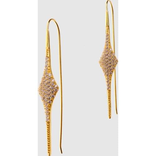 Amorita boutique silver925 star rhombus Earrings