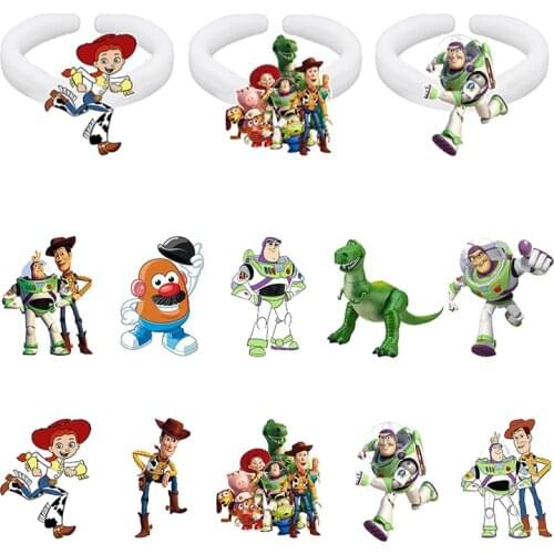 Disney 2021 New Toy Story Colorful Acrylic Rhinestone Resin Ring Geometric Simple Ring Set Lady Girl Jewelry Gift