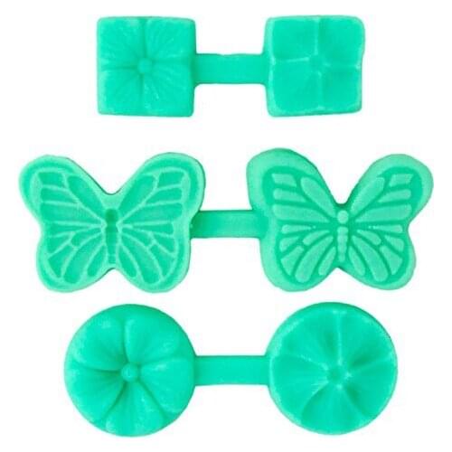 Butterfly Set Cooking Tools Chocolate Ice Mold Wedding Decorating Silicone Mold Baking Fondant Candy Sugar Craft Diy Cake