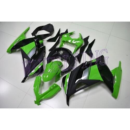 Fairing Kits Zx300r 15 16 Fairings EX 300 Ninja 2015 Green Black Motorcycle Fairing EX300 2013 - 2017