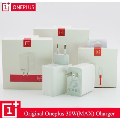 Original Oneplus 7T Warp Charger 30W 5V/6A dash Charge Adapter Oneplus 8 7 7T Pro 6 6t 5 5t 3 3t With 6A USB 3.1 Cable