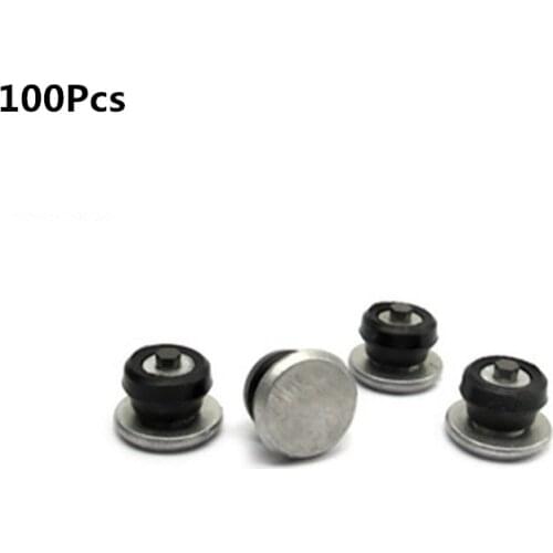 100pcs 8mm Winter Wheel Lugs Car Tires Studs Screw Snow Spikes Wheel Tyre Snow Chains Studs For ATV Car Motorcycle Tire Ice Stud