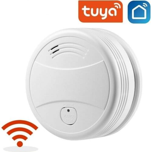 WIFI smoke Detector Smart Smoke Alarm Home Security Alarm System Fire alarm Tuya Smart Life Work With Google Home