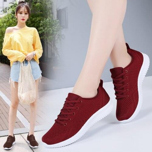 Dosreal Women Flats Sneakers Shoes Spring Breathable Fashion Vulcanized Shoes For Ladies Shoes Lace Comfortable Casual Shoes