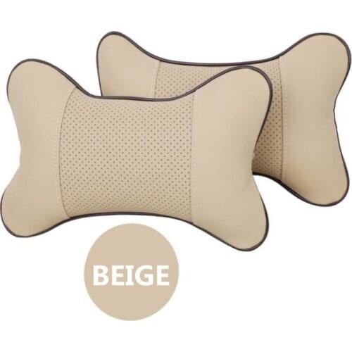 1pcs Car Headrest Neck pillow seat cushion For BMW 1 3 4 5 7 Series X1 X3 X4 X5 X6 E60 E90 F15 F30 F35 Accessories