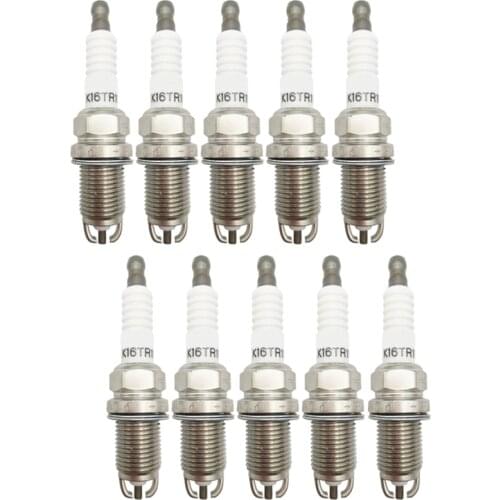10PCS 90919-01192 K16TR11 Iridium Spark Plug For Toyota Land Curiser Lexus GS/SC300 98-00 Corolla Corsa Hilux 5VZFE 9091901192