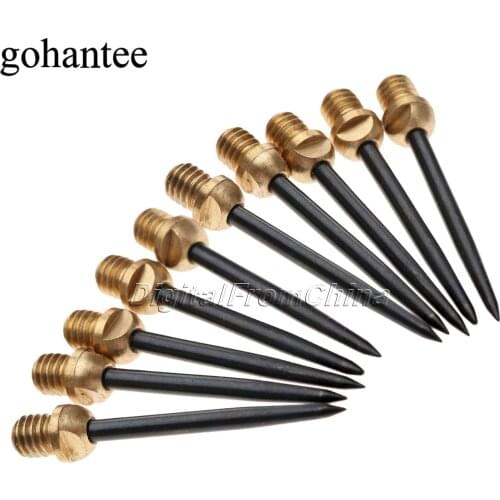 High Quality 10Pcs Professional Harrows Darts Steel Tips Conversion Dart Tip Points Flights Shafts Black 3.5cm Darts Accessories