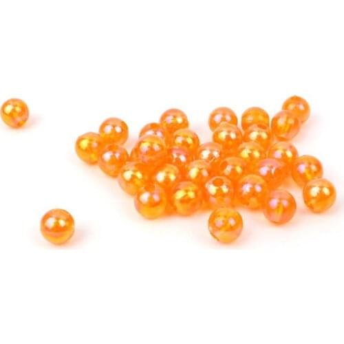 100 pcs hard glowing fishing beads floats Round stopper Luminous beads fishing accessories bulk float for night fishing Bean