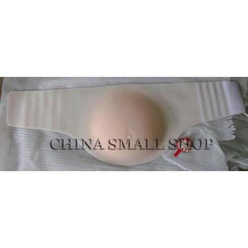 2~4 Months 1500g Seamless Silionce fake pregnancy belly one piece Artificial Stummy Pregnancy Belly Pregnant Bump