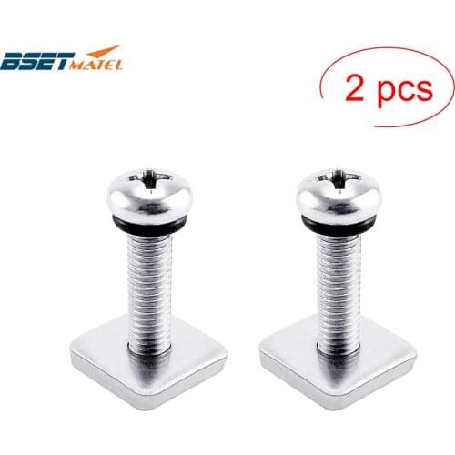 2PCS Stainless Steel 316 Boat Surfboard Fin Screw & Fin Plate Replacement Kit Longboard Fin Screws Plate Multi Tool Accessories