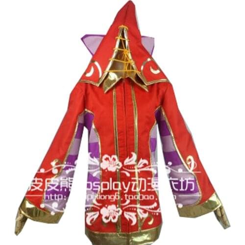 2021 Custom Cheap red lulu Cosplay Costume From LOL Game