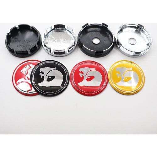 4pcs 56mm 60mm HSV logo car emblem Wheel Center Hub Cap auto Rim refit dust-proof badge covers sticker styling accessories
