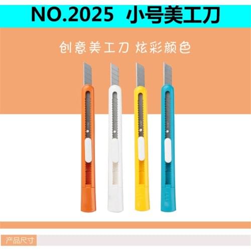 4pcs/lot Zinc Alloy Utility Knife Paper Cutter Razor Blades Knife School and Office Stationery Tools