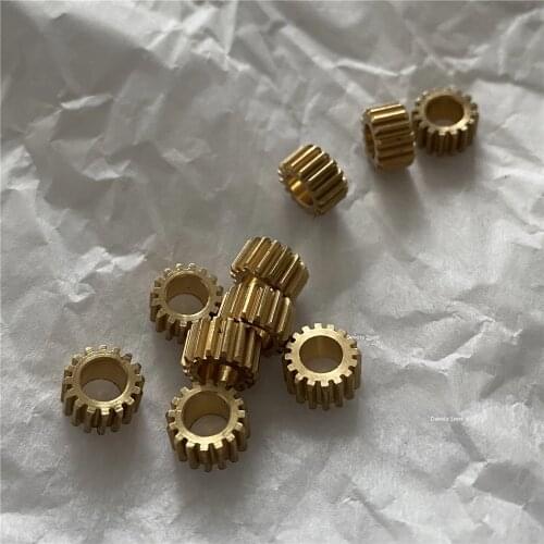 775 DC Motor 5mm shaft Gear Copper 16 Teeth 4.97mm 0.5M 16T Metal gear spindle Diy Toy model car