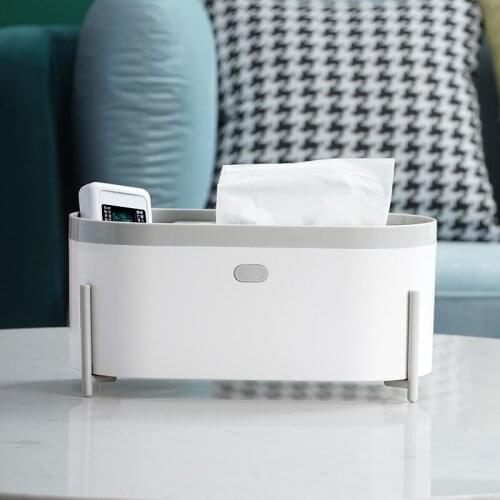 White Creative Square Container Tissue Box Cover Holder Storage Napkin Tissue Boxes Toilet Paper Servilletas Wipe Case BW50ZJ