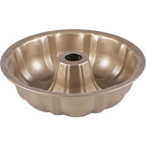 Carbon Steel Gold Pumpkin Cake Mold High Quality Baking Tools Halloween Eco-Friendly