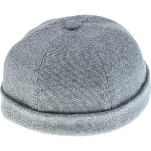 Skullcap Watch Cap Brimless Hook & Loop Cap Sailor Hat For Womens Men Casual Hat