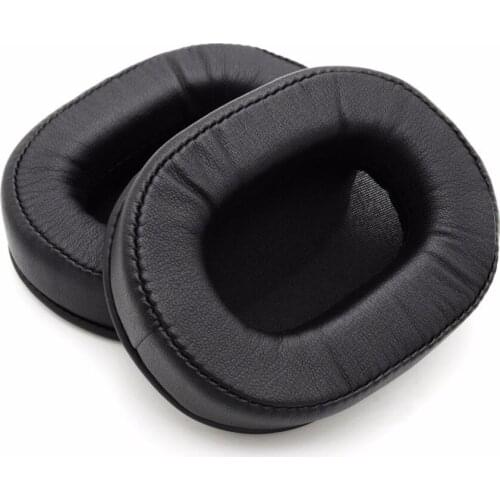 Leather Earpads Pillow Ear Pads Replacement Foam Pad Cushion Cover Cups for ATH-MSR7BK MSR7 SonicPro Over-Ear Headphones Headset