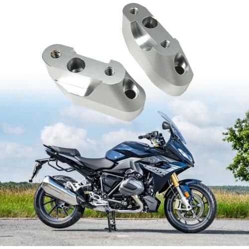 For BMW R1200RS R1200 RS R1250RS 1250RS 2015 2016 2017 2018 2019 2020 2021 Motorcycle Handlebar Riser Bracket Kit black silver