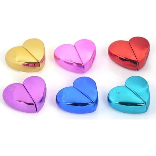 Hot New 25ml Heart Shaped Spray Perfume Bottle Glass Airless Pump Woman Parfum Atomizer Travel Bottle Empty Cosmetic Containers