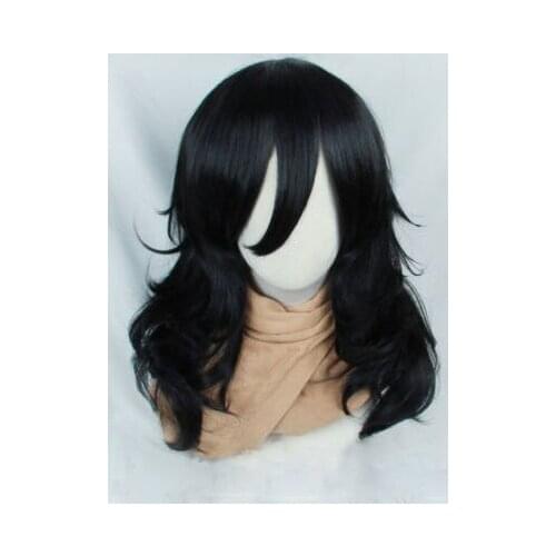My Hero Academia Boku no Hiro Akademia Shouta Aizawa Wigs Heat Resistant Black Synthetic Curly Hair Cosplay Wig