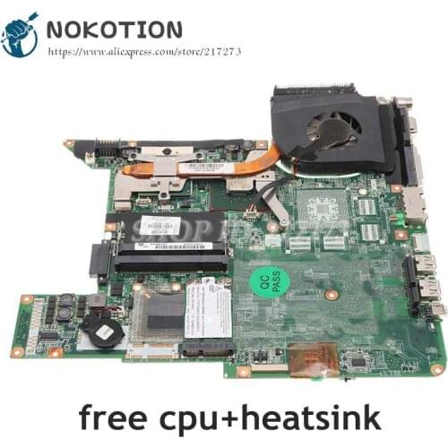 NOKOTION 434723-001 434725-001 For HP DV6000 Motherboard Heasink+CPU Fit For 434722 459564-001 449903-001 449901-001 459565-001