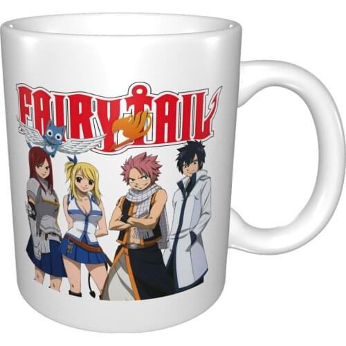 New Fairy Tail Natsu Gray Erza Guild Anime Manga 1 Mug Coffee Cup Coffee Mug Lemonade With Tap Cups With Double Bottom