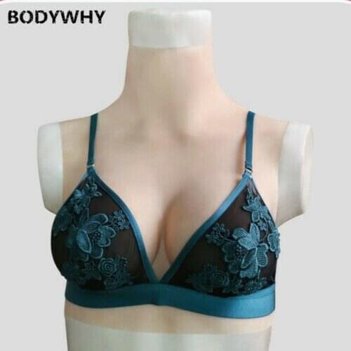Silicone Breast Realistic Fake Boobs Crossdressing Fill Silk Cotton Crossdresser Transgender Queen Transvestite Mastectomy Bra