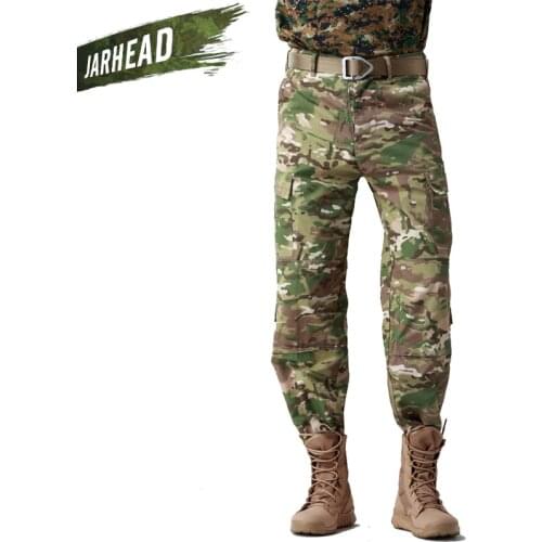 Outdoor Military Tactical hunter Combat Men Pants Army SWAT Training Military Pants Cotton Hunting Hiking Outdoors Sport Trouser