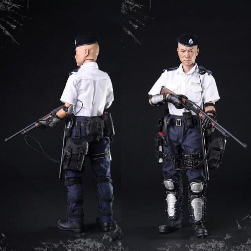 IN Stock 1/6 Scale Mini times toys M020 Hong Kong Emergency Unit Police Man Action Figure Full Set Figure
