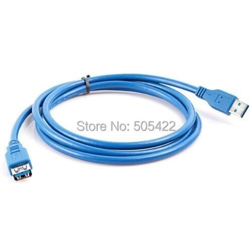 High Speed 1.5m USB 3.0 M/F Male To Female Cable Extension Wire Cord 300pcs/lot