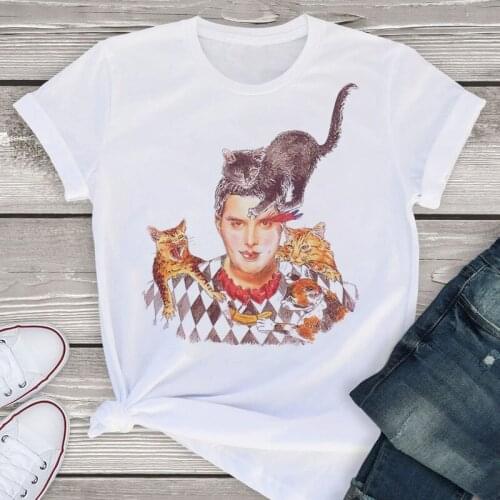 Women t shirt 2021 Harajuku Graphic T shirt 90s Girl Streetwear Tops Female Fashion O-neck Summer Short Sleeve Tshirt Ladies