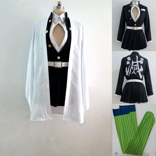 Anime Demon Slayer Cosplay Costume Kimetsu no Yaiba Kanroji Mitsuri Outfit Women Uniforms