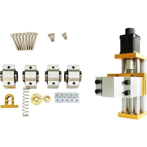 1 Set CNC 3018 Pro X-Axis Upgrade Kit & 1 Set Nema17/23 42BYG/57 Stepper Apply 45mm Spindle T8 Copper Anti-Backlash Nut