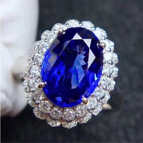 100% Real and Natural Natural and Real Sapphire Ring 925 sterling silver Fine jewelry Sapphire Ring