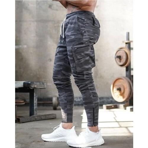 2021 European And American Sports Mens Multicolor Sportswear Outdoor Fitness Pants Running Training Pants M-3XL