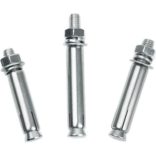 5PCS/Lot 304 Stainless Steel M12*80/90/100/120/150MM Expansion Anchor Bolts Screws Fastner