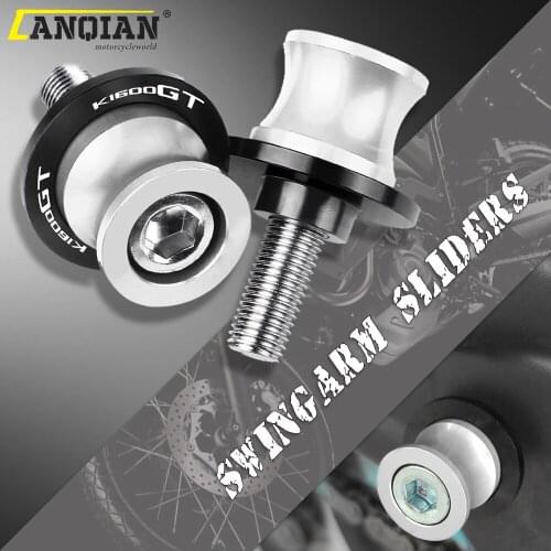 8MM Motorcycle Accessories Swingarm Spools Slider Stand Screws For BMW K1600GT K1600 GT K 1600 GT 2011 2012 2013 2014 2015 2016