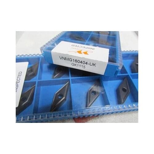 Free Shipping carbide inserts VNMG160404-UK GK1115 Suitable for MVJNR Series Turning Facing External Lathe Tool