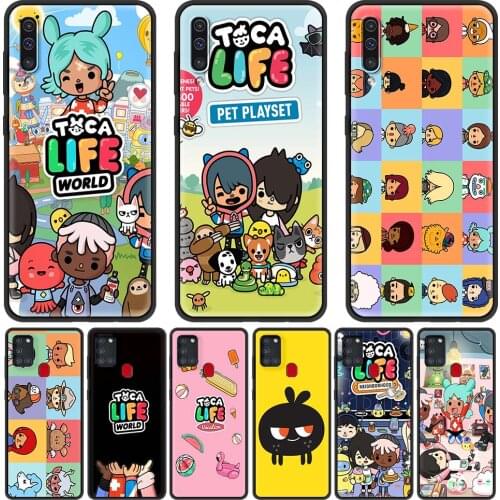 Phone Case for Samsung A51 A50 A70 A20 A20e A10 A30 A40 A20s A10s A71 A02S A12 Soft Fundas Cover Toca Boca Toca Life World game