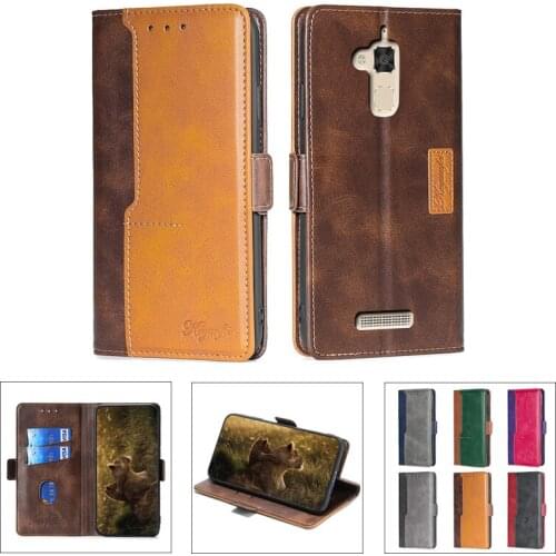 Leather case For Asus ZC520TL Case Silicone Back Cover Card Slots Phone Flip Case For Asus Zenfone 3 Max Slots Cover Phone Case