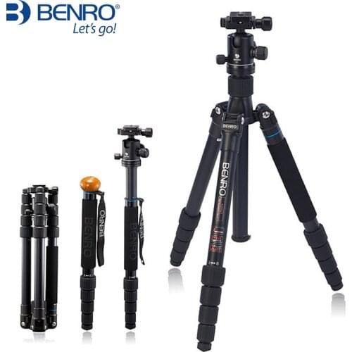 DHL GOPRO New BENRO A2692TB1 Tripod Kit Monopod A2692T B1 ballhead Trekking Pole 3in1 WHOLESALE