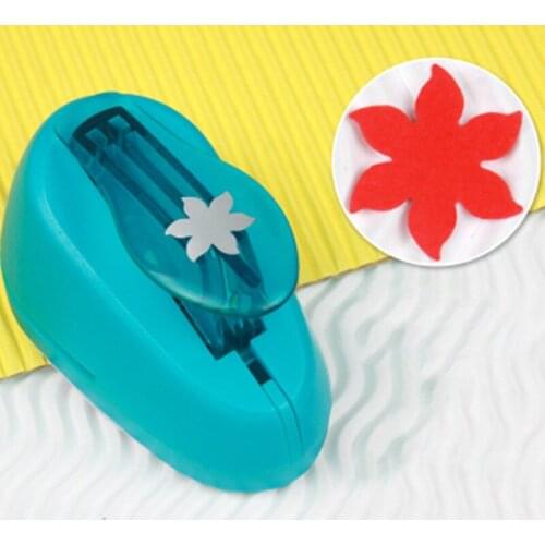 Free ship Flame Flower Hole Puncher Scrapbook Blaze Petal Shaped Paper Cutter Scrapbook Embossing Machine Decorative Craft Punch