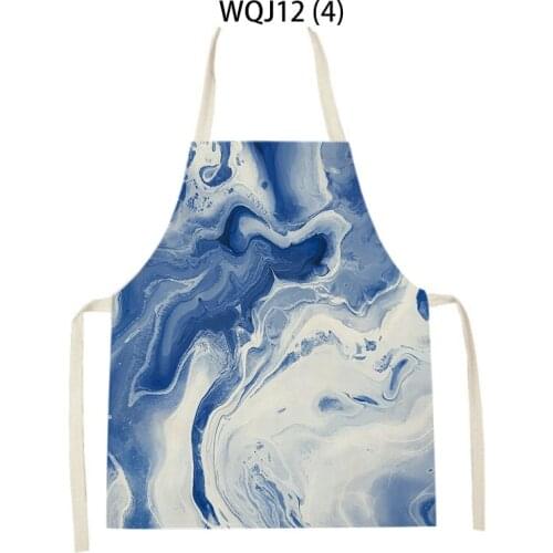 Marble Abstract Irregular Pattern WomenS Cotton Linen In Kitchen Apron Pinafore Bib Household Cleaning Household Cooking Apron