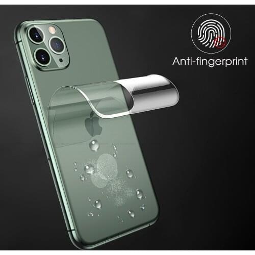 Back Protective Hydrogel Film For 11 Pro Max 8 7 6 6S Plus XR X XS Max Xs 11 Soft Film For iPhone 11 Pro 8 7 6 6S X Not Glass